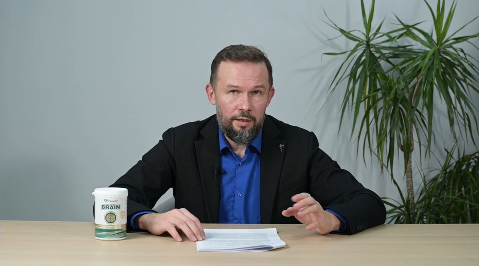 Врач-невролог, КМН Климов Леонид Владимирович, о продукте Algasgel BRAIN